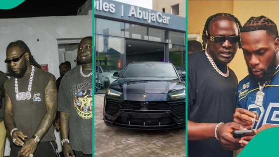 "Na Sophia lose": Burna Boy gifts N800m Lamborghini to best friend after crashing Tesla