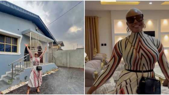 "One of my biggest dreams": Nancy Isime builds tastefully furnished 6-bedroom house for her parents