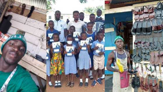Meet 23-year-old teacher that is 'causing commotion' with his passion for making nice footwears