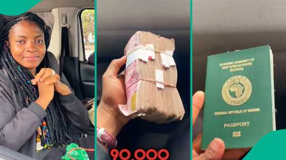 Lady shares experience after travelling abroad with less than N90k using international passport