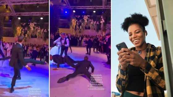 Man steals the show at a wedding as he dances on floor like a frog, leaves guests screaming in viral video