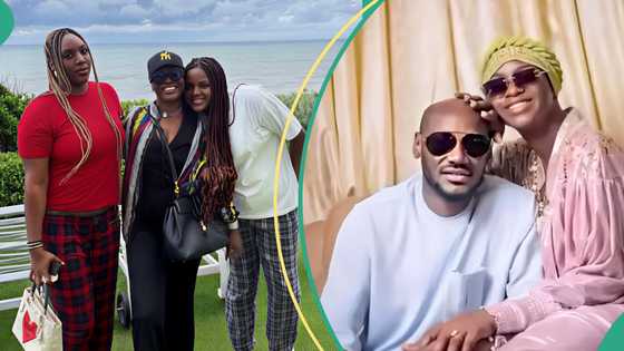 Annie Idibia vacations with daughters, mother amid 2Baba’s marital crisis, shares lovely pictures