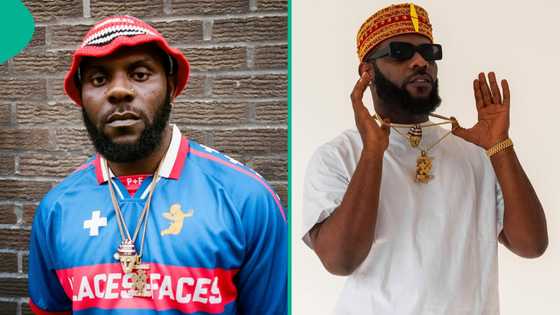 "He wants to be Burna Boy": Video of Odumodu Blvck allegedly kicking man's phone sparks outrage