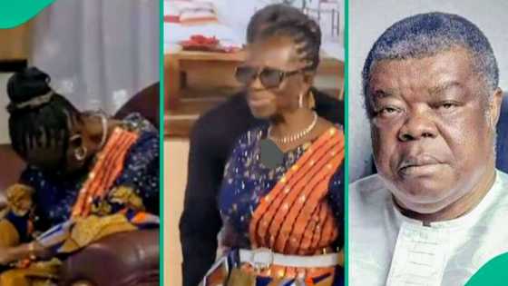 Wife of late Uma Ukpai captured on camera for first time since husband's death: "It is well"