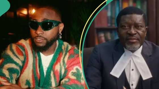 Davido respectfully bows, shakes Kanayo O Kanayo as they meet in a club: "If not he go use you do sacrifice"