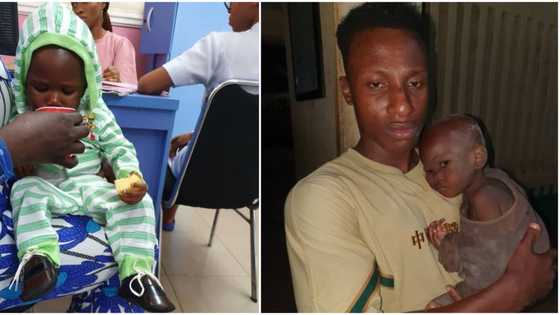 Nigerian man finds abandoned 2-year-old child of a mentally challenged woman, takes her home and provides care