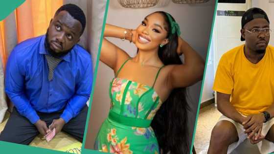 “Is he not married?” Sabinus asks Lege for Sharon Ooja on dating show, she gives conditions in video