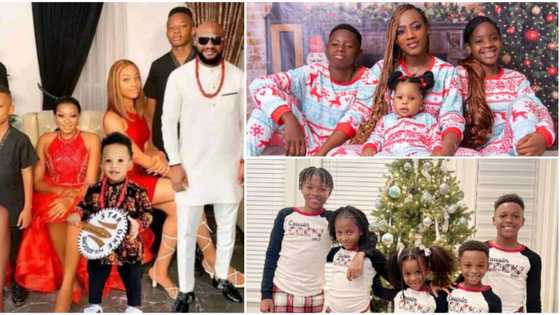 7 controversial celebrity family Christmas photos that caused drama on social media, Edochie clan features