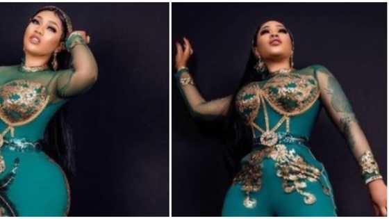 How would you rock this? Toyin Lawani shares new dress-jumpsuit 2-in-1 design