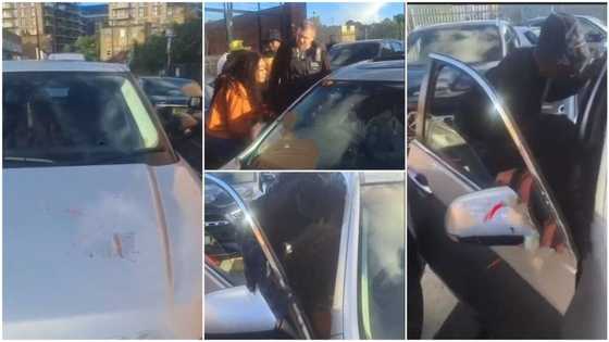 2 Nigerian women block road with their cars in London, refuse to move until police came, video stirs reactions