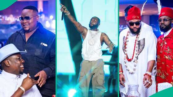 Davido, KCee perform as Ooni, Obi Cubana, E-Money, others attend Air Peace’s 10th anniversary