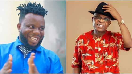 "You are God's blessing in my life": Oga Sabinus celebrates his dad's birthday with cute pics, many gush