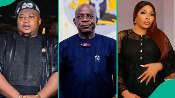 Cubana Chiefpriest shares what will happen to Gov Otti in 2027 amid viral accusations by Doris Ogala