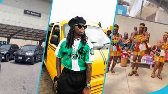 Kai Cenat: Fleet of luxury cars welcome US streamer in Ghana, videos flood internet