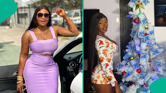 Blessing CEO compares old and new photos of Saida Boj: "Her chest area don fall"