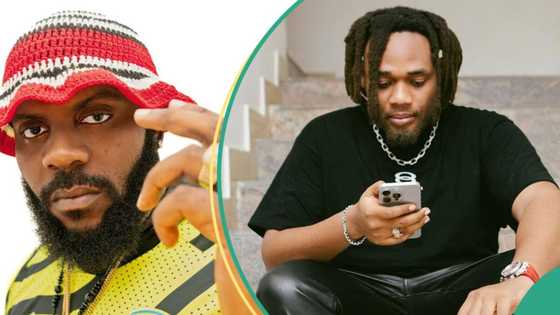 "Why he run for LASU": Odumodu Blvck, others confront security men at Buju's concert, clips trend