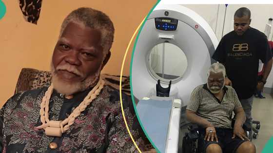 Nollywood actor John Amaefule rushed to the hospital after suffering stroke attack, videos emerge