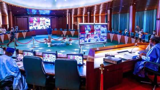Yanzu-yanzu: Buhari yana jagorancin taron FEC ta intanet (Hotuna)