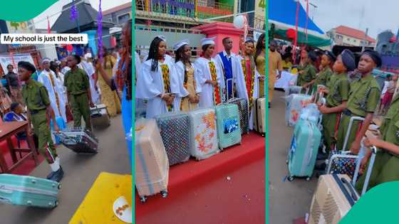 Port Harcourt school's gift to its SS3 students after they paid N15k sends social media into frenzy