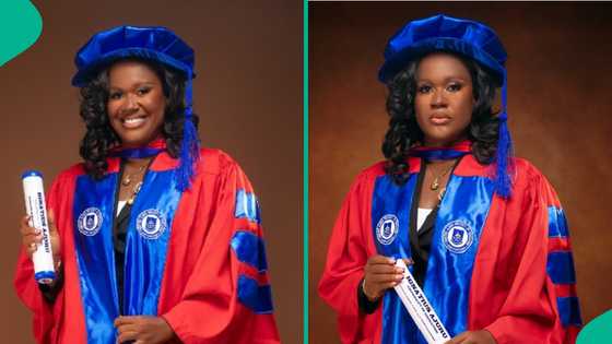 Nigerian lady earns PhD degree at 27 from Ignatius Ajuru University of Education, shares story