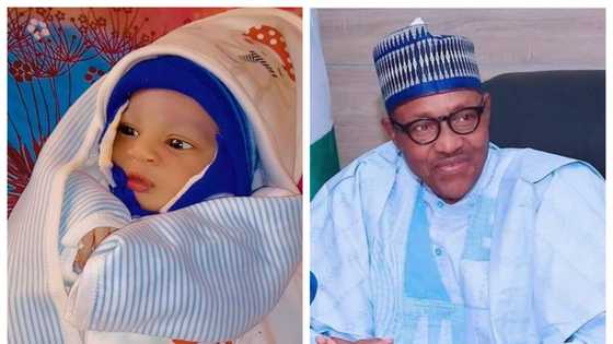 Saboda tsabar kaunar Muhammadu Buhari, ya yi wa Shugaban Najeriya takwara da jaririnsa
