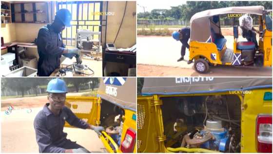 "I studied Tesla in university": Nigerian man converts petrol vehicle to electric, says it does not make noise