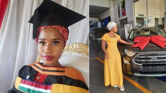 I bought my 1st brand new car the same week I graduated - Lady's photos generate conversation online