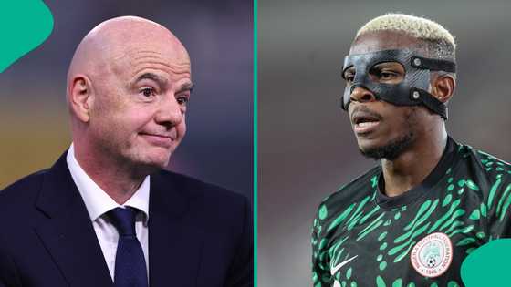 FIFA president hails Osimhen's heroics, sends message to African teams amid WC playoffs drama
