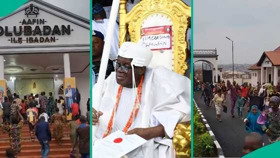 Oba Owolabi Olakulehin: Video shows people of Oyo state joyously welcoming new Olubadan of Ibadan