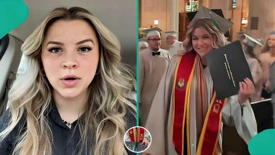 Lady graduates from mortuary school, gets instruments and cash gift for outstanding performance
