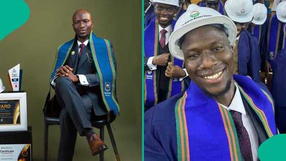 University of Ibadan graduate shares throwback photo of UTME struggle before first-class success