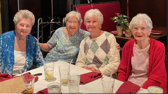 Old age is a blessing: 90-year-old twin sisters seen in same photo with older sister, 94 and baby sister, 86