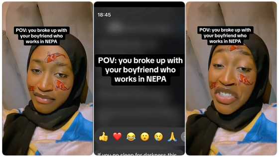 "You no sleep?": Nigerian lady receives funny WhatsApp chat after she breaks up with NEPA boyfriend