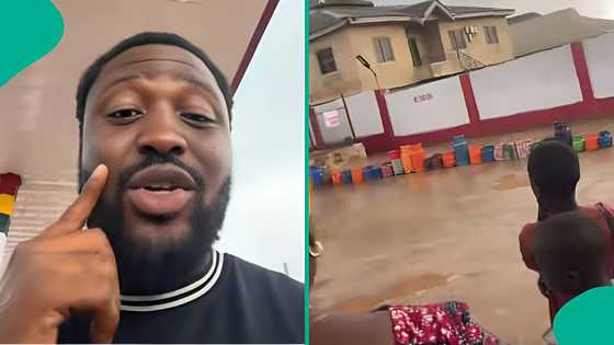 Nigerian man gives update as he visits filling station for gas purchase, shares advice: "I dey fear"