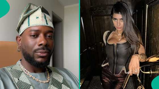 Adekunle Gold spotted with Mia Khalifa, 2 Chainz at Paris Fashion Week 2025, picture goes viral