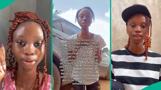 Lady who spent huge money to promote business cries out after making no sale, video trends