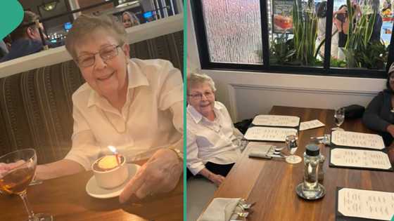 80-year-old woman who has no family gets birthday treat from her neighbour