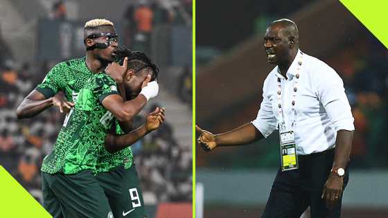 Eguavoen discusses approach to filling Osimhen's role in Super Eagles clash against Libya