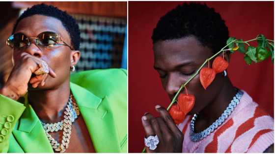 Wizkid reacts as he becomes first African to win AMA favourite Afrobeats artist of the year