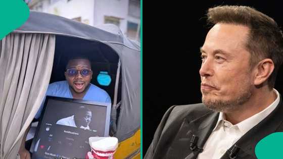 Nigerian man takes to streets with placards to thank tech billionaire Elon Musk after viral like