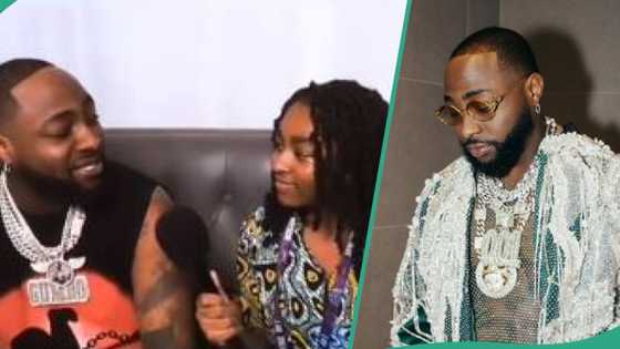 "True true, dem dey write song for am": Davido speaks Yoruba in viral video, fans react