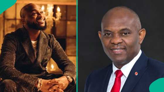 Davido reacts as Tony Elumelu announces his exit as UBA chairman
