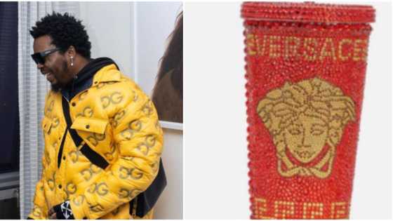 Baddo will never make noise about being rich: Reactions as Olamide flaunts Versace travel cup worth N544k