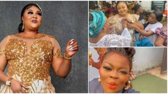 Nollywood celebrities storm Lagos residence of actress Ireti Osayemi for her birthday party