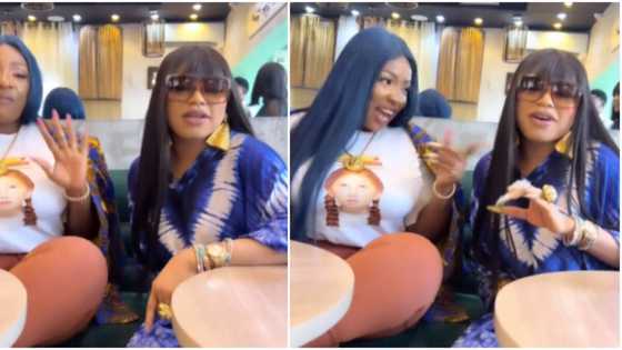 "Vote not fight": Bobrisky and Anita Joseph campaign for different parties for governorship election in video