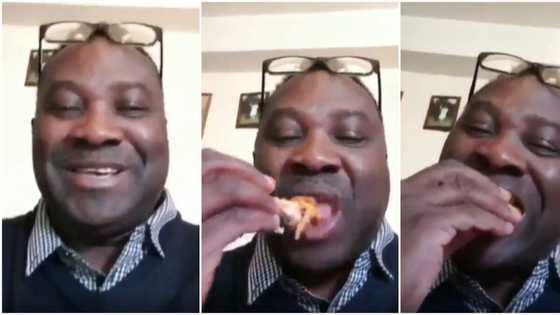 Coronavirus should go away on time - Nigerian man prays as he laments about growing fat (video)