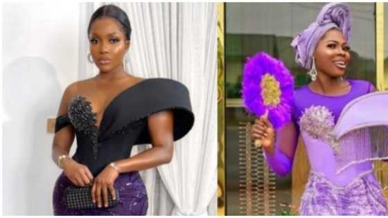 Dress recreation: Fashion lovers unimpressed with lady's attempt at replicating asoebi style