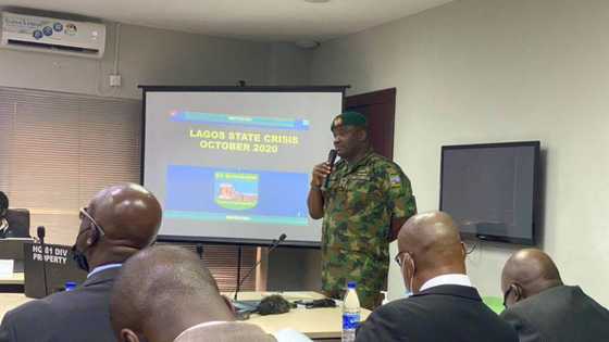 EndSARS: Military commander says he is not aware that army denied being at Lekki tollgate