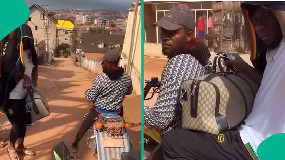 Onana disguises on 'Okada', arrives Cameroon after dismal outing in World Cup qualifiers