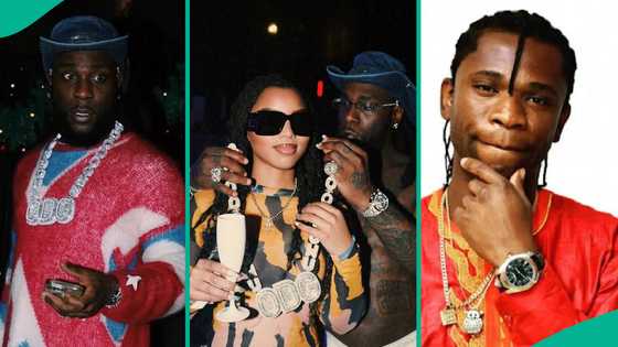 "Burna Boy don forget say he lock Speed Darlington up": Concerns as Odogwu parties with Chloe Bailey